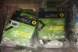 Eight pairs of as new DexShell waterproof/breathable running socks (Assorted sizes - RRP from £25