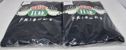 A quantity of girls as new friends hoodie dresses (9-10 years).