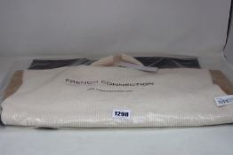 Six as new French Connection high neck colour block jumpers (All S).