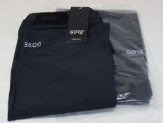 Two pairs of men's as new Gore C5 cycling shorts (L - RRP £99 each).