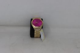 A ladies as new Michael Kors MK3264 Slim Runway Watch.