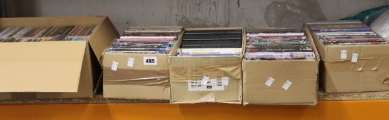 Five boxes of assorted DVD's to include films and TV series sets (Over 18s only).