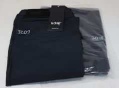 Two pairs of men's as new Gore C5 cycling shorts (L - RRP £99 each).