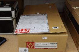 A boxed Yoshimura Suzuki GSX-R600 slip on exhaust.