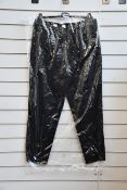 A pair of women's as new Oui black trousers (Size 44 - RRP £139).