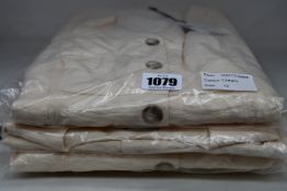 Four as new Iris & Ink Adrienne belted crinkled-crepe midi dresses (Sizes 2 x 12, 2 x 14 - RRP £68