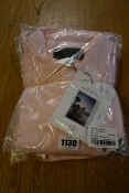 Four women's as new Desmond & Dempsey L'Oiseau Royal Embroidery Pink lounge shirts (All S).