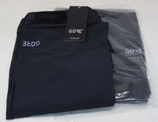 Two pairs of men's as new Gore C5 cycling shorts (L - RRP £99 each).