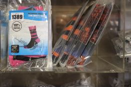 Eleven pairs of children's assorted as new DexShell waterproof/breathable socks (Assorted sizes) and