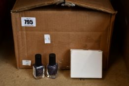 Fifty five boxes of three assorted BarryM nail varnish, various colours.