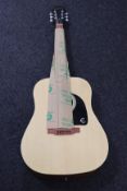 A boxed as new Epiphone DR-100 Acoustic Guitar - Natural.