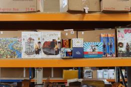 Assorted as new British film/TV novelties to include mugs, money boxes, puzzles and toys from