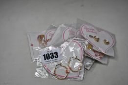 Nine as new Frasier Sterling jewellery to include six earring sets and four rings.