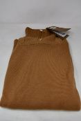 An as new Burberry Beckley zip necked sweater (M - RRP £250).