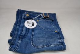A pair of as new Donna Ida Minnie The High Top Flare jeans (W24 - RRP £215).