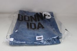 A pair of as new Donna Ida Minnie The High Top Flare jeans (W24 - RRP £215).