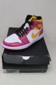A pair of as new Nike Air Jordan 1 Mid DOD (UK 8.5).
