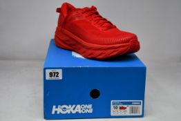 A pair of as new Hoka One One Bondi 7 trainers (UK 9.5).