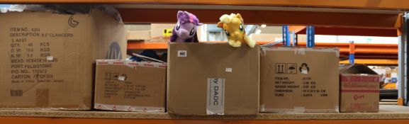 Assorted as new British film/TV novelties to include plush toys/teddy bears.