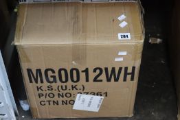 Fifty boxed as new MG0012WH aluminium drinks bottles 550ml (University of Westminster printed on