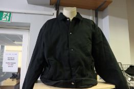 A Supreme black jack with embroidered Supreme back (XL - Possibly pre-owned as no tags but excellent