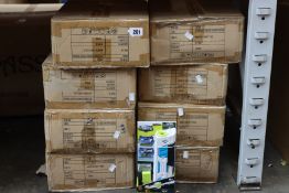 Eight boxes of as new Hydro Force 300ml cartridges for water pistols.