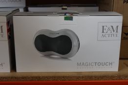 A boxed as new E & M Active Magic Touch Massage Cushion (RRP £118) https://emactive.com/em-active/