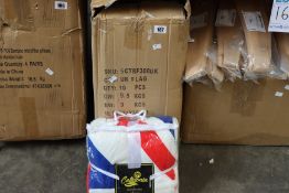 Ten as new Catalonia premium blankets in union jack colours.