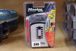 Seven as new Master Lock Key Lock Boxes 5412EURD (Wall mountable).