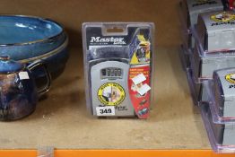 Nine as new Master Lock Key Safe Lock Boxes 5403EURD (Wall mountable).