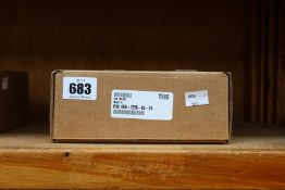 A boxed Honeywell model D load cell (Part no: 060-7076-05-01, calibration certificate included).