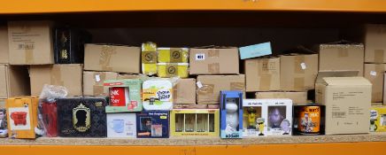 Assorted as new British film/TV novelties to include mugs, lunch boxes and figures from franchises