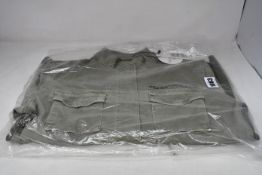 A women's as new Oui army green jacket (Size 38 - RRP £209).