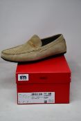 A pair of as new Hugo Boss Dandy suede driving shoes (UK 9).