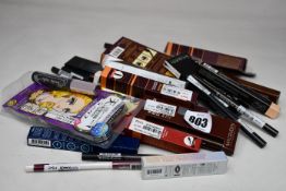A quantity of assorted as new mascaras, eyeliners/eyebrow pencils and related (Approximately 30