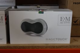 A boxed as new E & M Active Magic Touch Massage Cushion (RRP £118) https://emactive.com/em-active/
