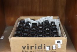 A quantity of Viridian Clear Skin Complex 60 vegetarian capsules per bottle (Approximately 25
