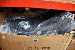 Four as new Cabin Max Lyon trolley backpacks.