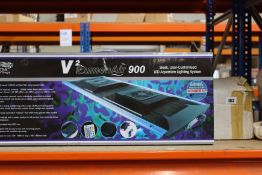 A boxed V2 iLumenAir 900 LED aquarium lighting system.