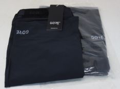 Two pairs of men's as new Gore C5 cycling shorts (L - RRP £99 each).