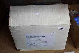 A box of Biochemica cocoa butter (25kg).