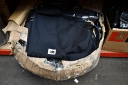 A quantity of as new Simon Jersey kitchen aprons in black.