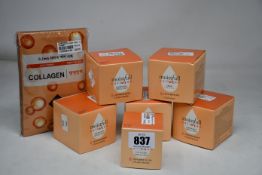 Three Etude House Moistfull Collagen sleeping masks (3 x 100ml), four Etude House Moistfull Collagen