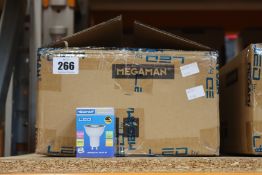 Sixty boxed as new Megaman 5W Dimmable GU10 LED Spot Bulbs.