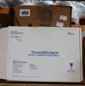 Six boxed as new Transwarmers - infant transport mattresses.