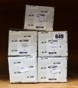 Five boxed as new Kissling 35-7N0718 200A starter/disconnect switches.