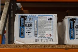 Twelve boxed as new Hoof-Tite Two Part Block Adhesive (Bovine, 210ml).