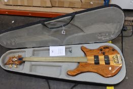 A pre owned Vigier IV bass guitar with carry case (Ex shop display).