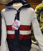 An as new Helly Hansen Primaloft YU rain jacket (S - RRP £145).