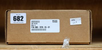 A boxed Honeywell model D load cell (Part no: 060-7076-05-01, calibration certificate included).